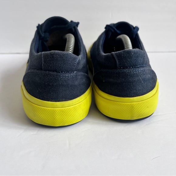 Brave Gentleman Revenant Sneaker (recycled) - Navy / Neon Yellow Sz 41 - Picture 7 of 14